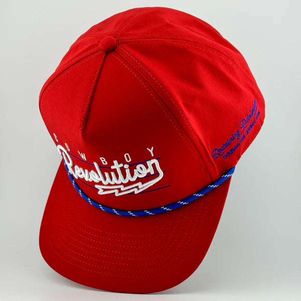“Lightning" Red - Cowboy Revolution 5-panel Performance Hat