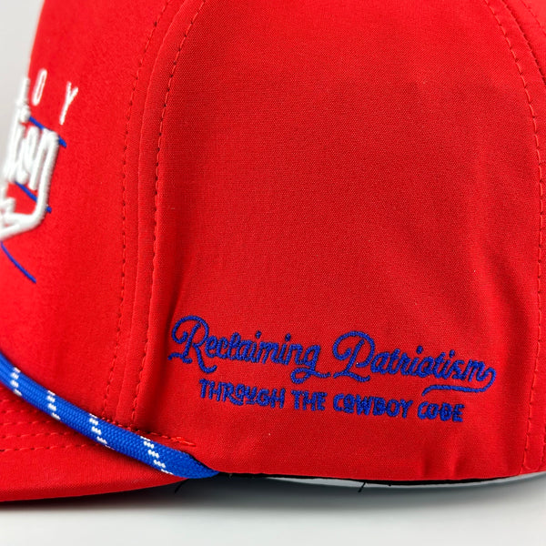 “Lightning" Red - Cowboy Revolution 5-panel Performance Hat