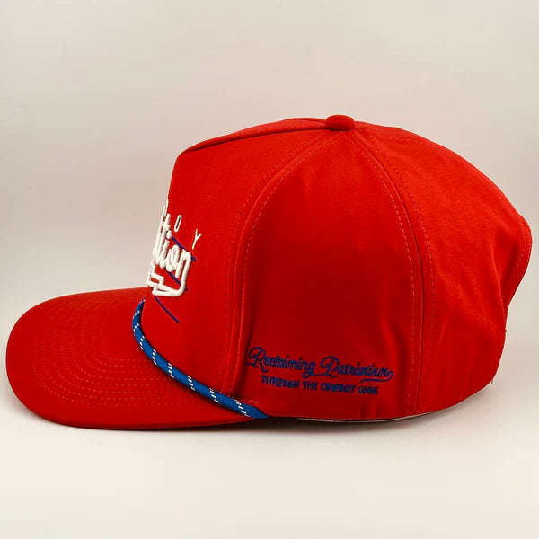 “Lightning" Red - Cowboy Revolution 5-panel Performance Hat