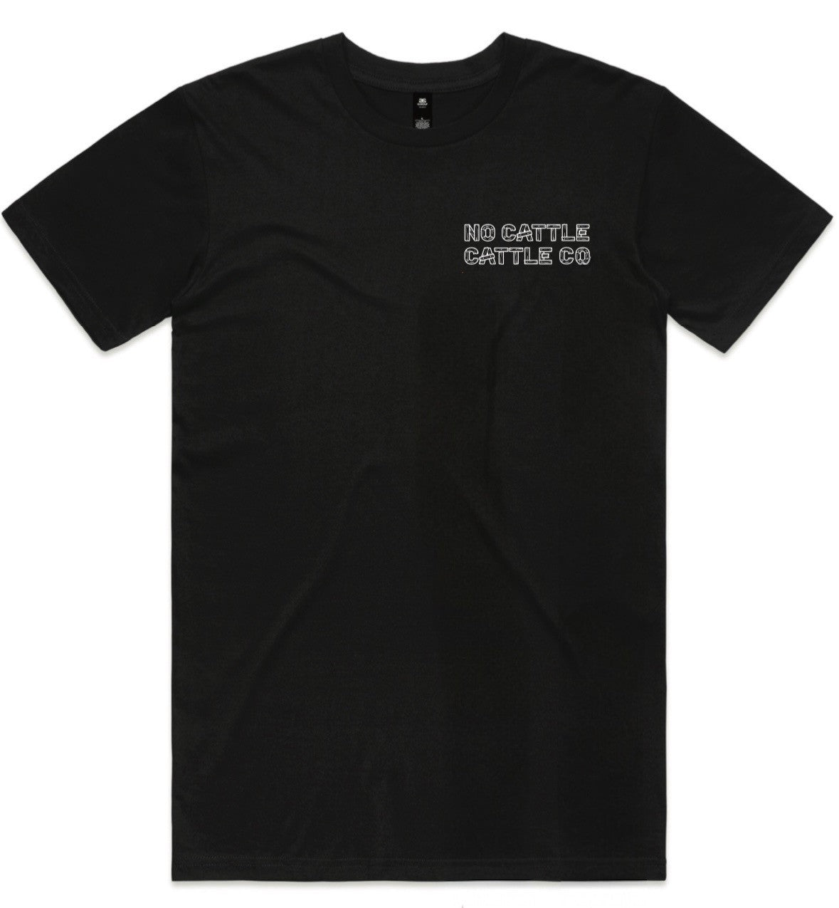 No Cattle Cattle Co - 'Moonshine' Black Tee